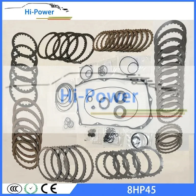 

8HP45 Automatic Transmission Master Rebuild Kit Overhau Kit Seals Rings Clutch Friction Steel Plate Kit For BMW