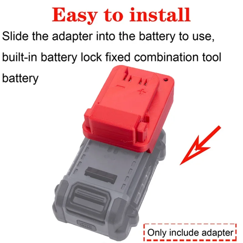 Imagem -04 - Adaptador de Bateria para Milwaukee 18v Li-ion Tools para Flex 24v Acessórios para Ferramentas Elétricas