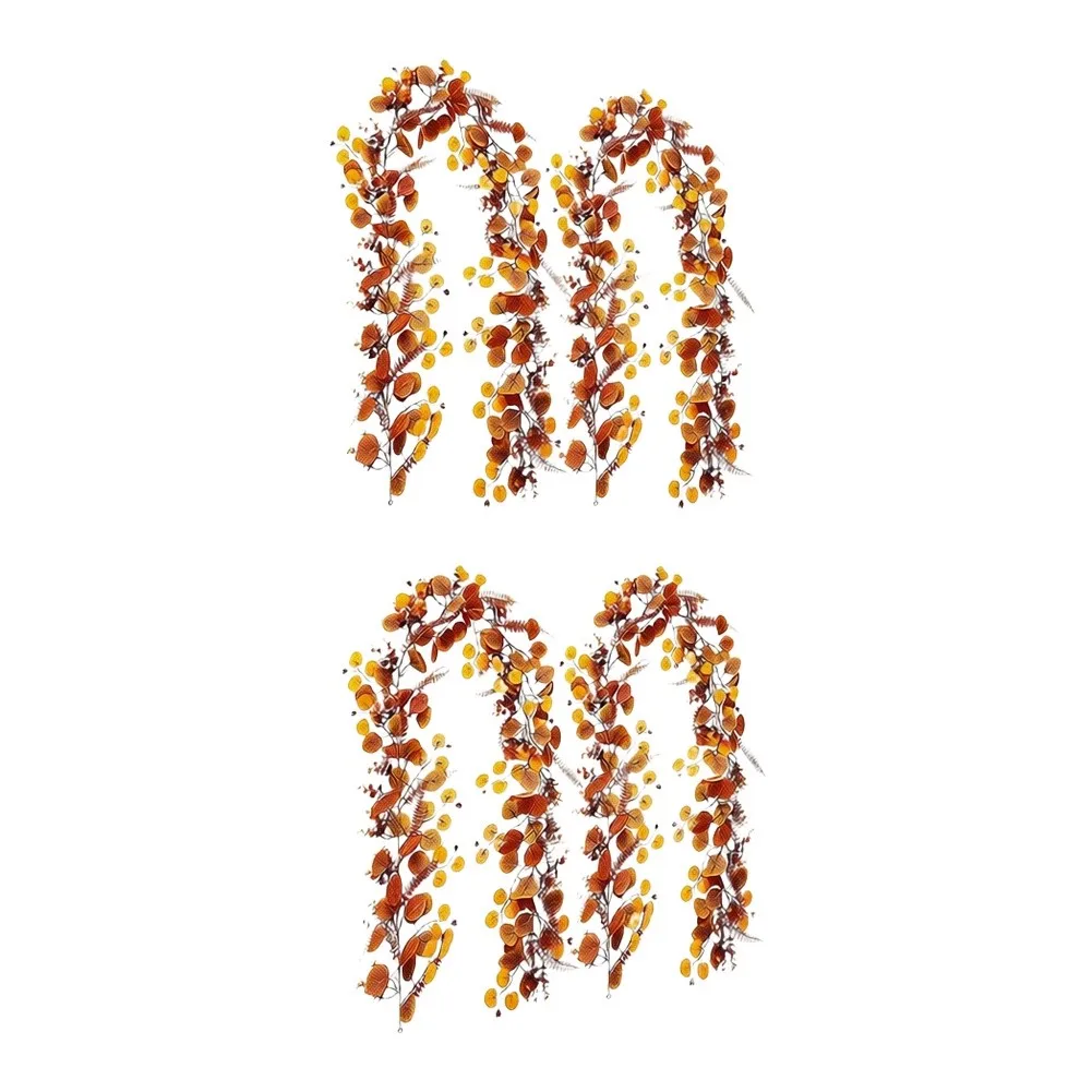 Silk Eucalyptus Vine Eucalyptus Garland For Birthday Party Ultra-realistic Texture Layered Natural Look No Watering Needed
