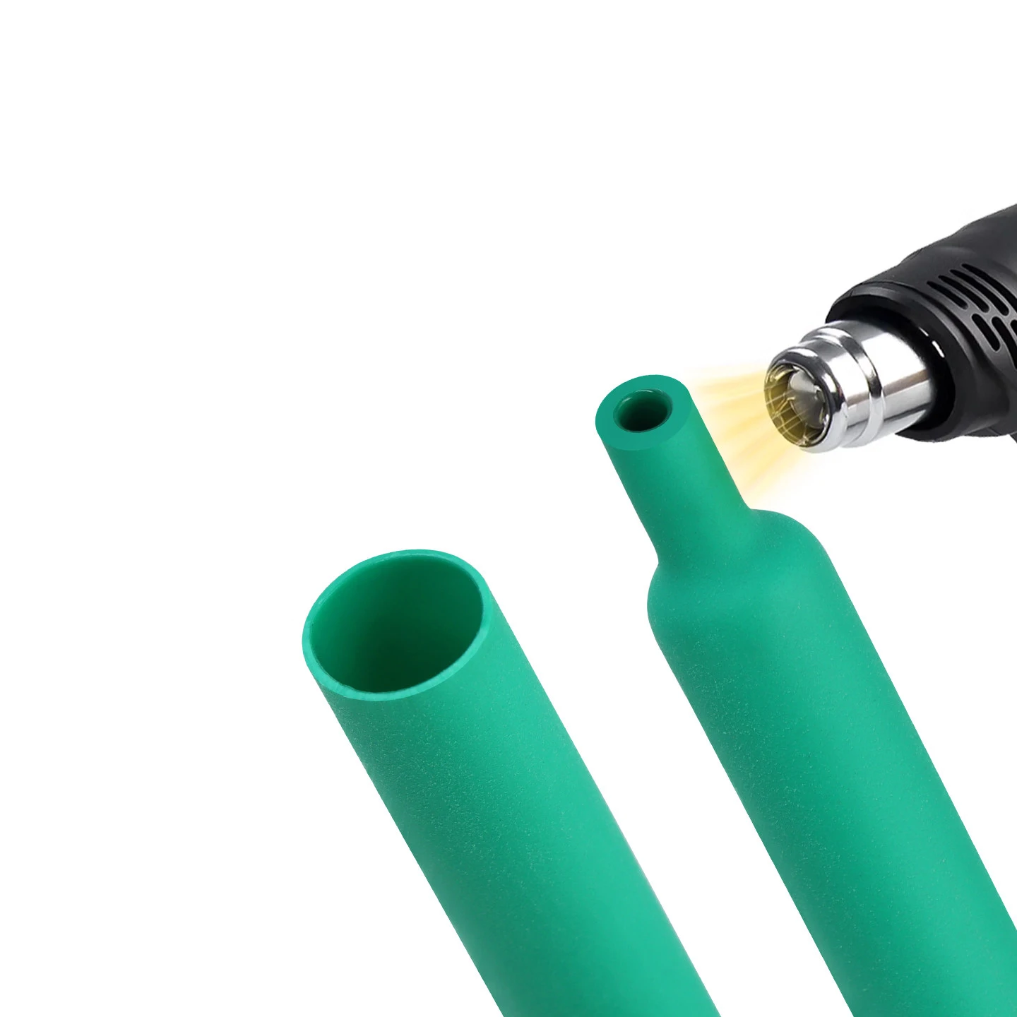 Green 3M 3:1 Heat Shrink Tube With Glue Diameter 1.6 ~ 19.1mm Dual Wall Polyolefin Insulated Adhesive Lined Shrink Wrap Sleeve