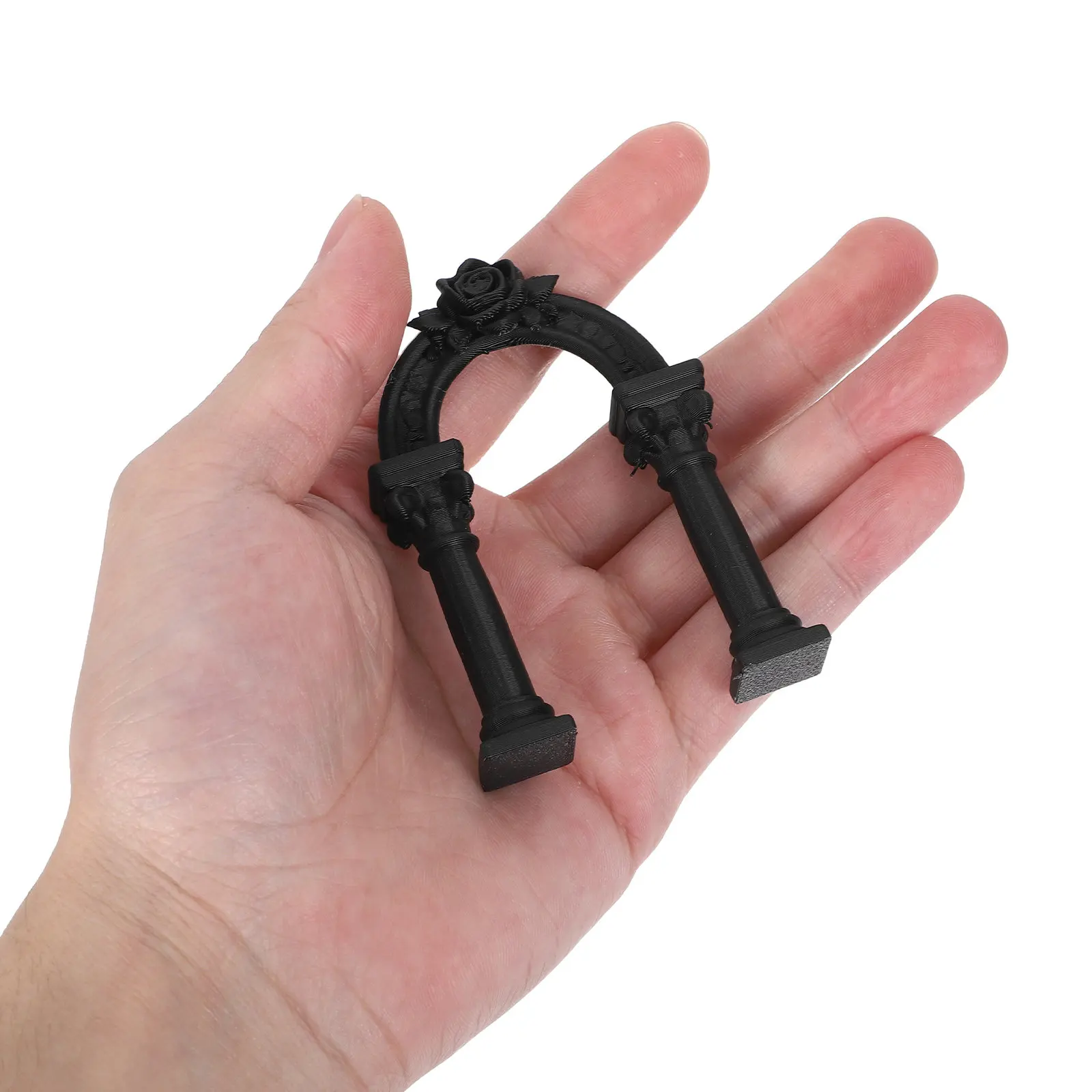 

Miniature Arch Sculpture House European Architectural Garden Model Mini Archway Tabletop Gaming Terrain Props Accessory