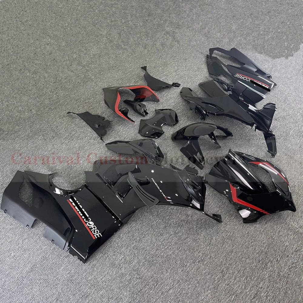 For Ducati Panigale v4 v4S 2018-2022 Motorcycle Protective Cover Black High Quality ABS Injection Molding Body Decoration Kit