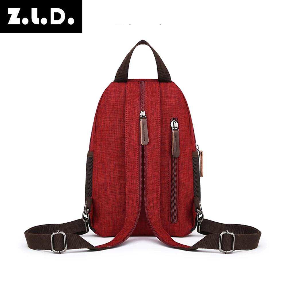 Ladies High Quality Canvas Backpack Large Capacity Casual Backpack Fashion Brand Design Laptop Bag Youth Student Bag