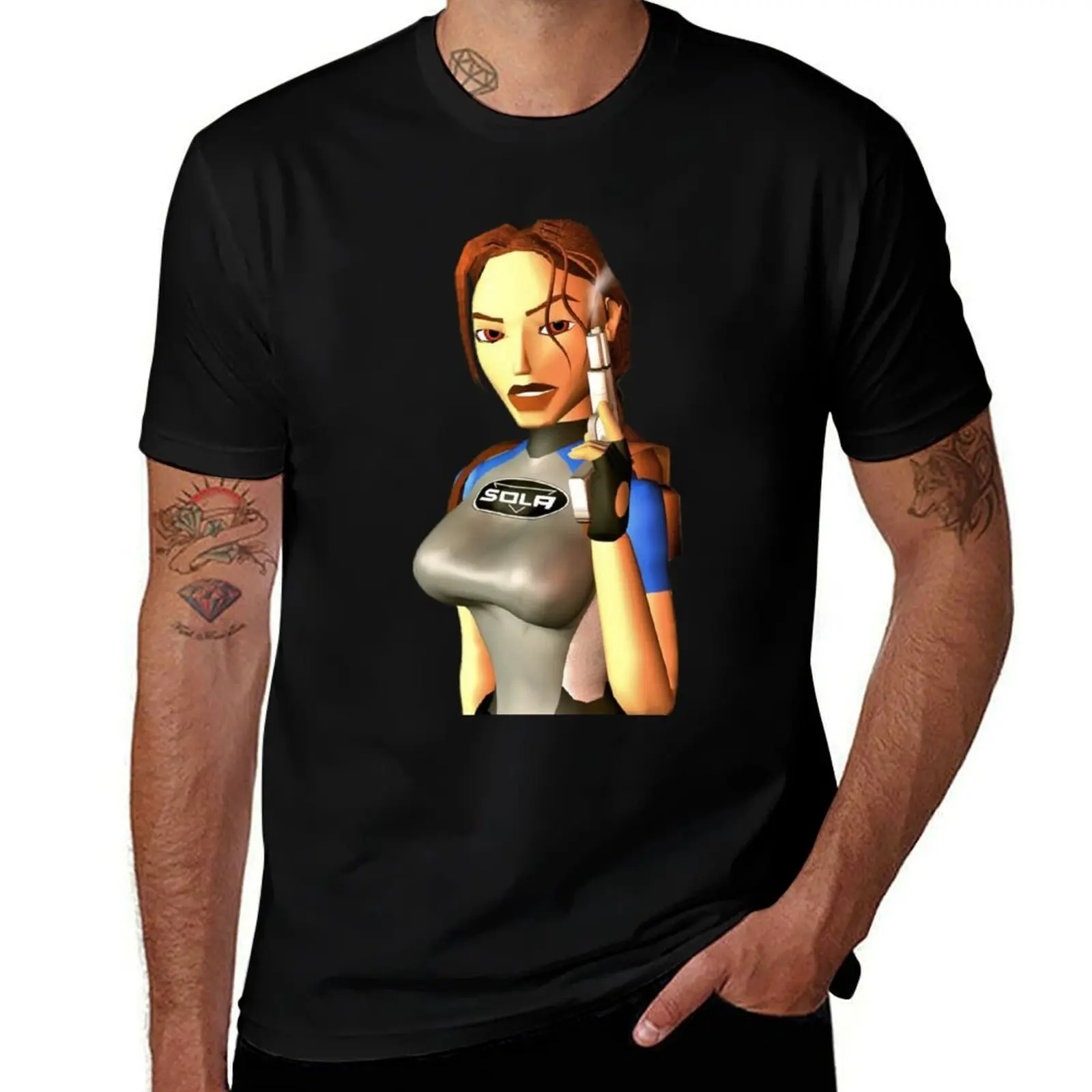 Tomb Raider 2 SOLA Wetsuit T-Shirt Daily Wear Print T-Shirt