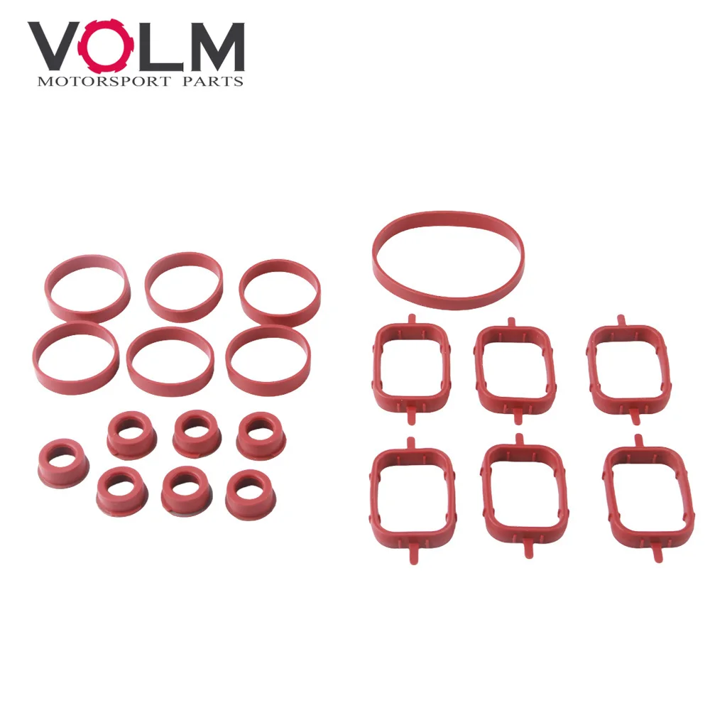 NEW 6 x 33mm Gasket kits for bmw N52 N54 N55 M57 intake manifold OE 11617800585 3.0L 325i 330i 335i 525i 530i X3 X5