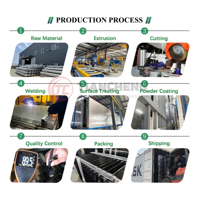 custom.Complete Aluminum Blade Fence System with and Posts Residential and Commercial Property Boundary