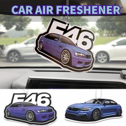 JDM Culture Car Air Freshener Fashion Solid Paper Car Shape Perfume JDM Decoration Car Mirror Hanging Accessories for Bmw E46 M3