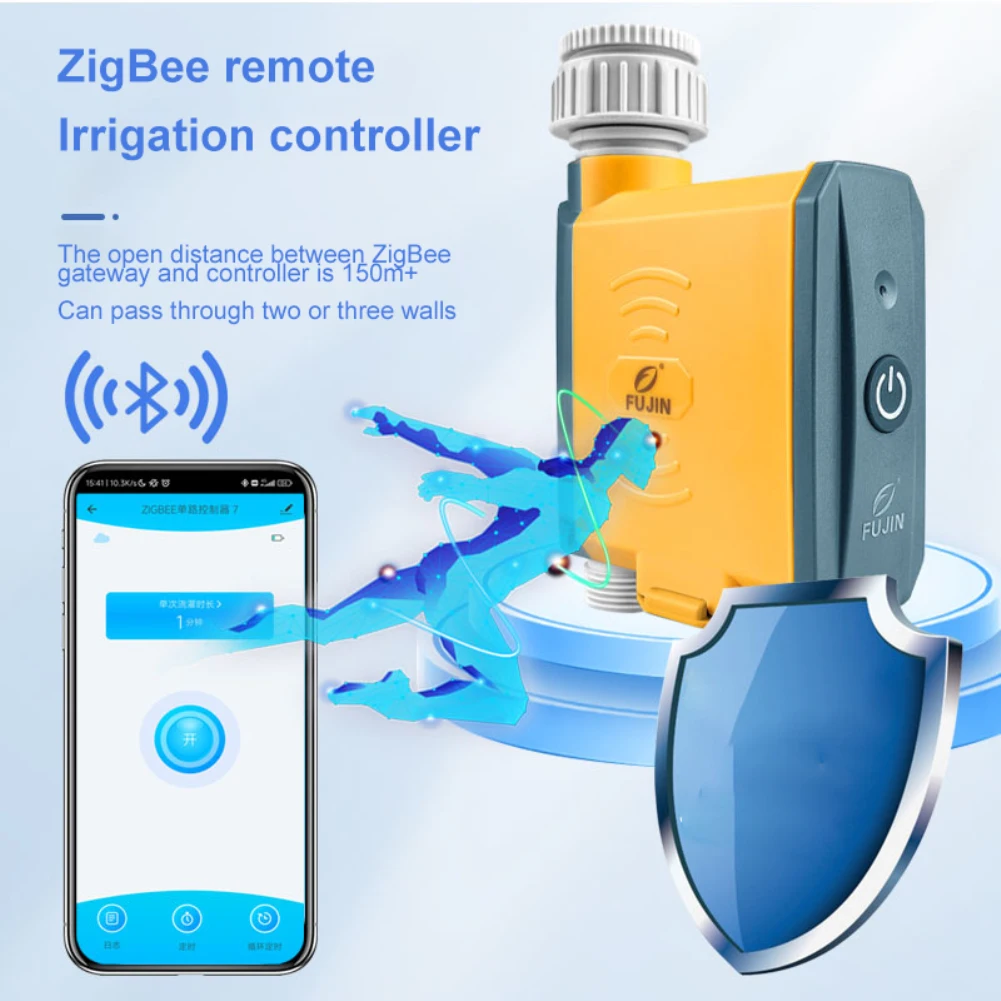 Zigbee Smart Sprinkler Drip Tuya Garden Timer Watering Controller Automatic Smart Irrigation System Supports Alexa Google Home