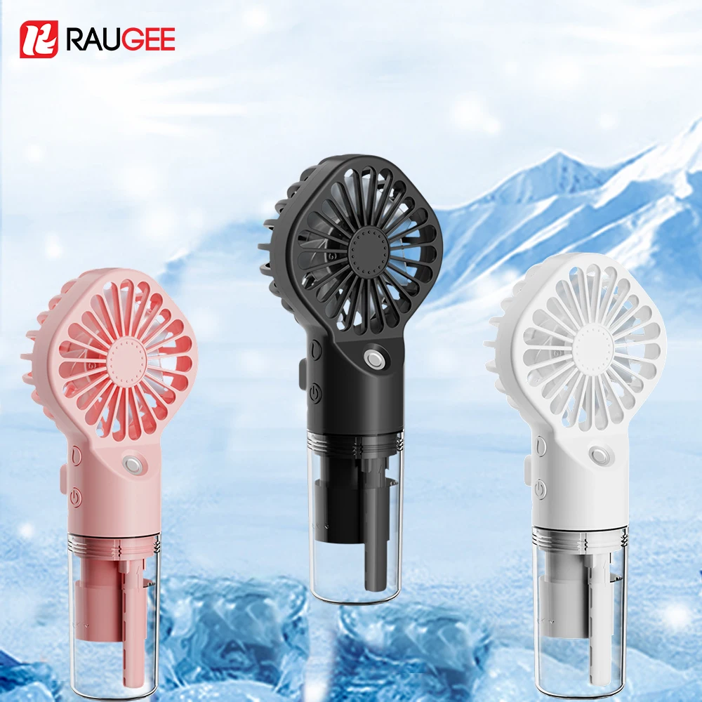 

Портативный мини-вентилятор с распылителем воды, ручной мини-кондиционер с USB-зарядкой для дома, путешествий, кемпинга, офиса