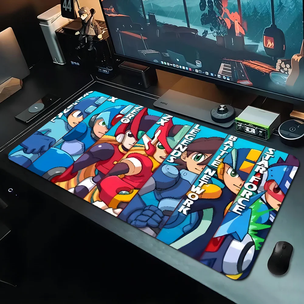 Megaman Anime Mousepad Boy Pad Natural Rubber Gaming mousepad Desk Mat Size for Gameing World of tanks CS GO Zelda