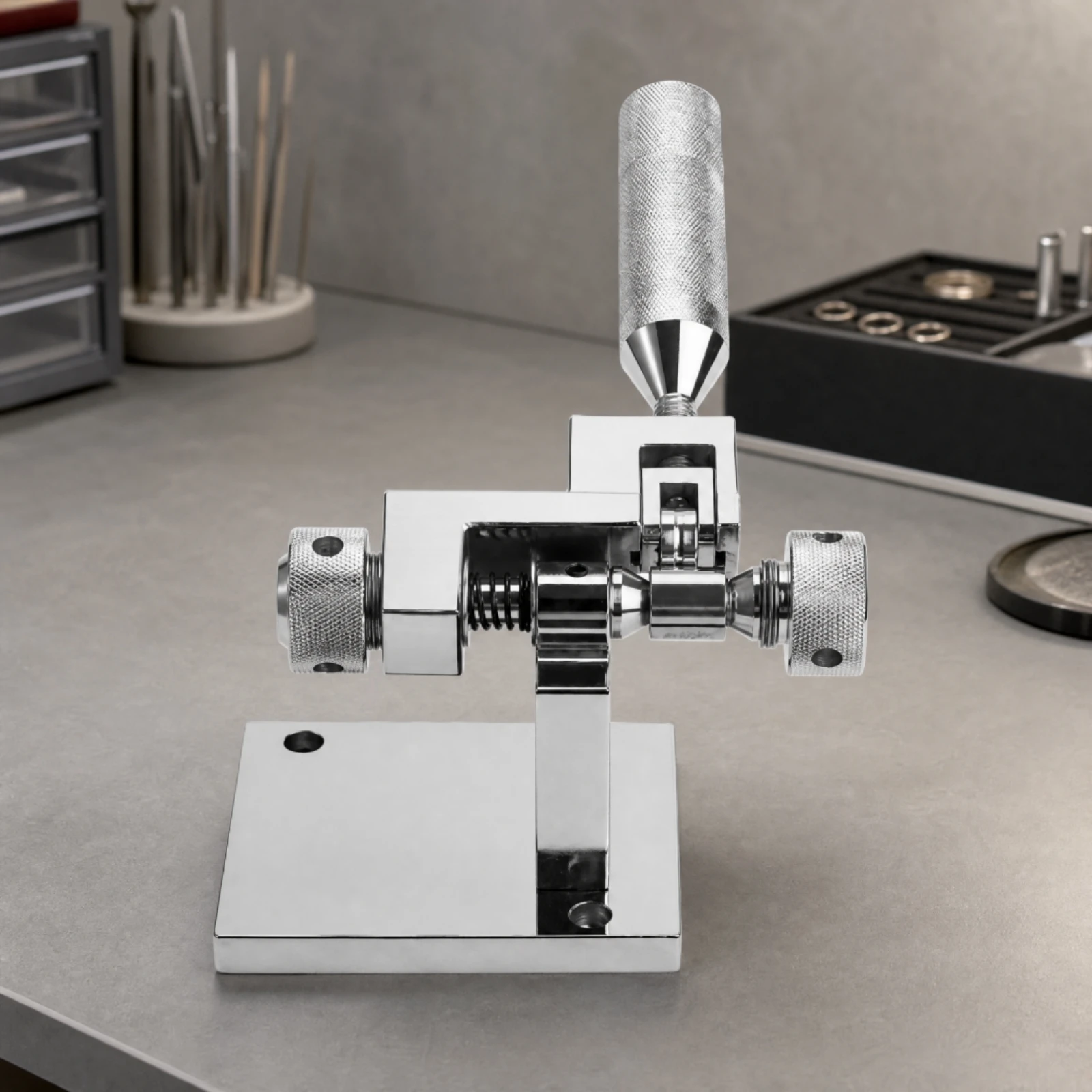 Jewelry Tool Stable Base Manual Loop-Expanding Tool Loop Expander with Interchangeable Dies Professional