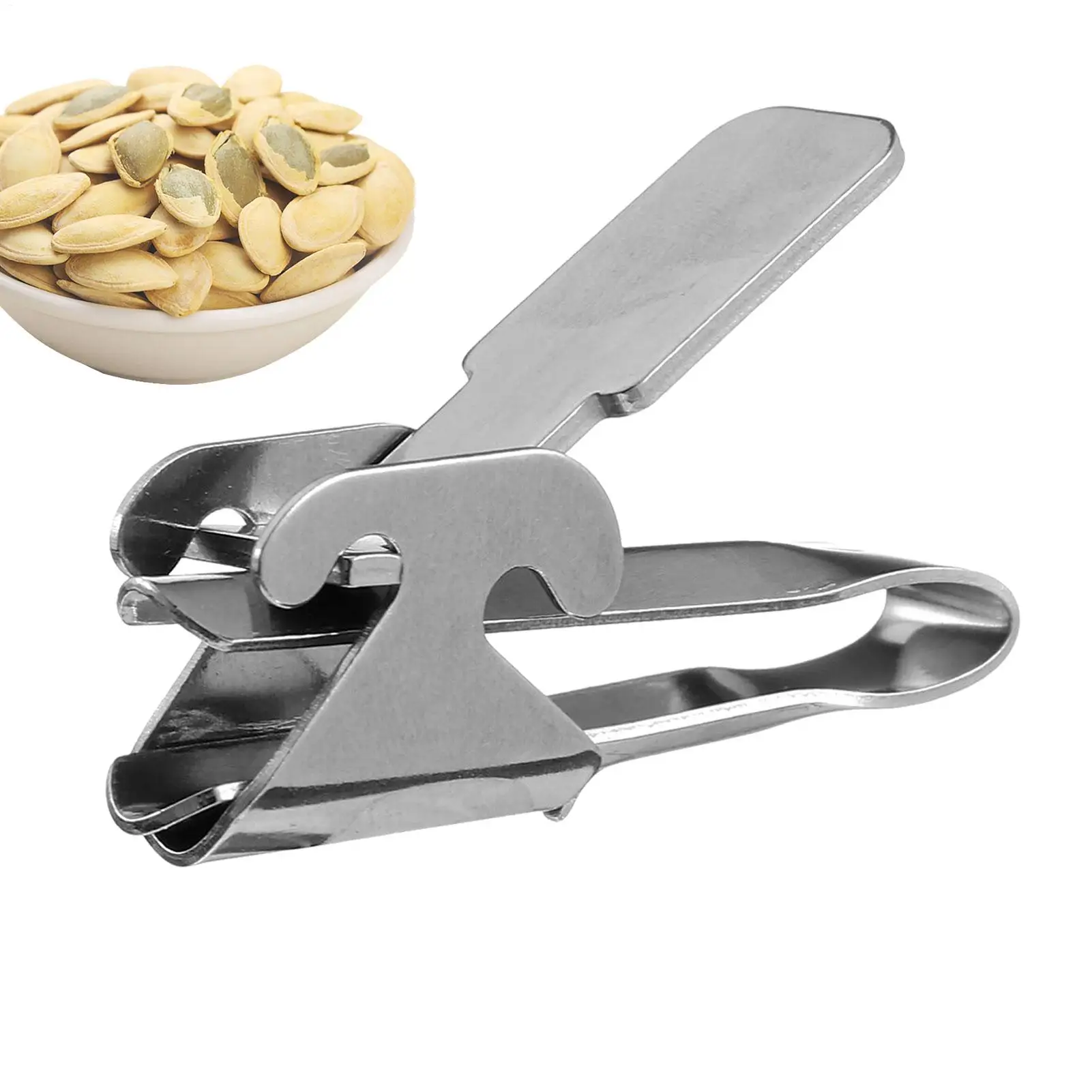 Pelador de nueces, pelador de semillas de girasol, triturador de pistachos, diseño ancho, herramienta de cocina multifuncional para el hogar y la cocina.