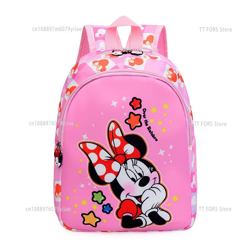

MINISO Co-branded Kids Backpack Mickey Theme Cartoon Backpack Kindergarten Children Halloween Christmas Gift Bag
