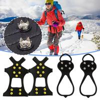 5/10 Teeth Crampons For Snow And Ice Spikes For Shoes Non-Slip Winter Outdoor Hiking Climbing Anti-slip Covers For Shoes Gripper