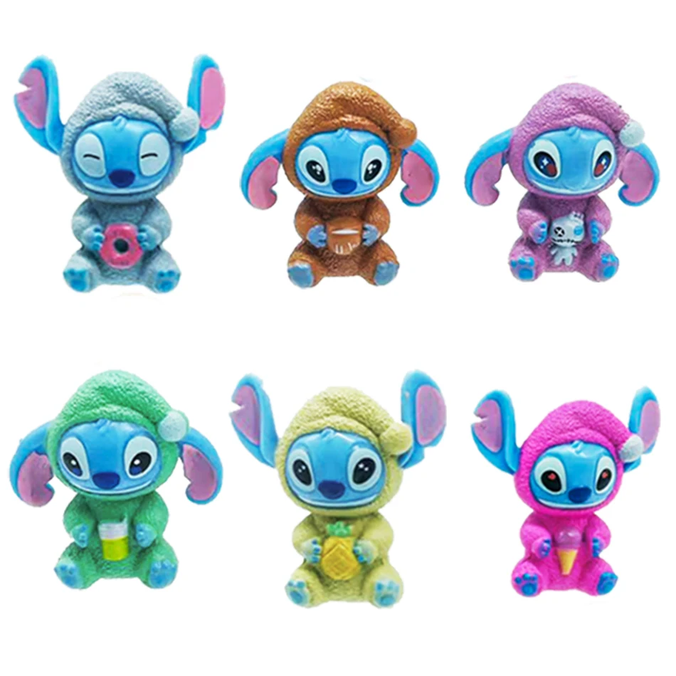 24 قطعة غرزة صندوق أعمى الشكل عمل تمثال دمية أطقم جمع بولي كلوريد الفينيل بالجملة لطيف شاشة لسطح المكتب مفاجأة هدية