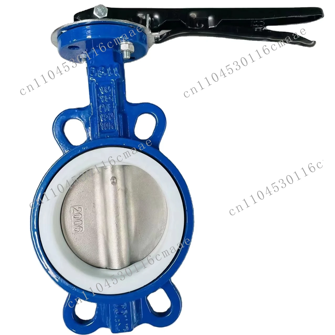 Suitable for lined race DI/WCB/SS disc water medium ANSI/DIN/BS/EN1092 manual handle butterfly valve
