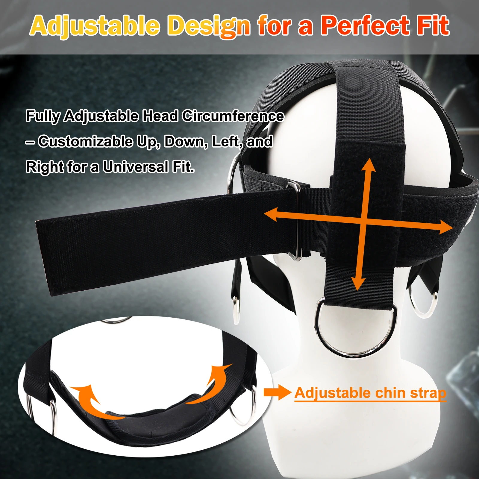 Neck Training Harness with Pulley System! πͺπ§ 4