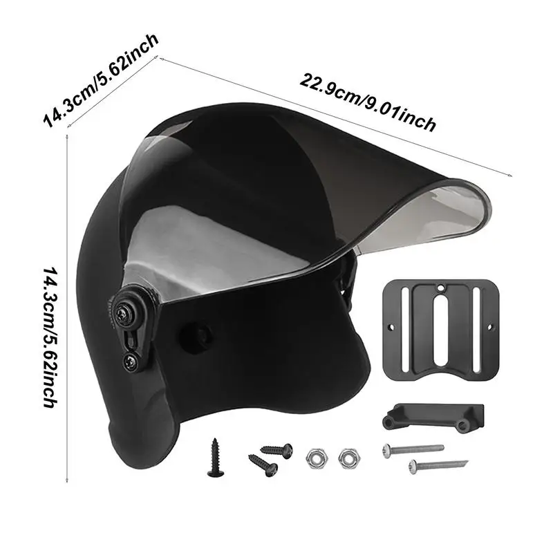 Phone Holder Sun Shade Motorcycle Phone Mount Helmets Motorbike Small Rainproof Mobile Phone Helmets Waterproof Parasol Sunshade