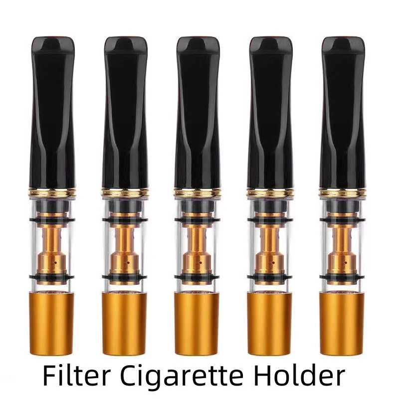 5PCS Reduce Tar Smoking Holder Smoking Accessories Reusable Mouthpiece Tar Filter Oral Care Tobacco Tar Clean Cigarette Holders
