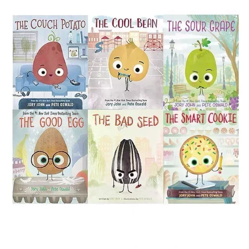 The Smart Cookie Bad Seed 6 Books Good Egg Couch Potato Cool Bean English Picture Book Storybook Children Kids Reading Educatio