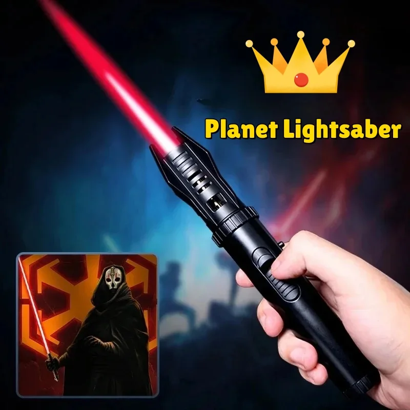 Planet Lightsaber Metal Portable Windproof Outdoor Turbine Jet Torch Lighter BBQ Welding Butane Gas Lighter 360° Gun Cigar Tool