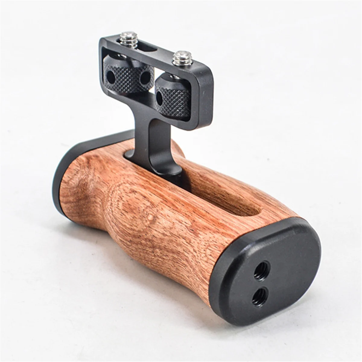 Camera Side Handle Grip for Sony/Canon/Nikon DSLR Camera Cage Left Right Side Wooden Handgrip with Cold