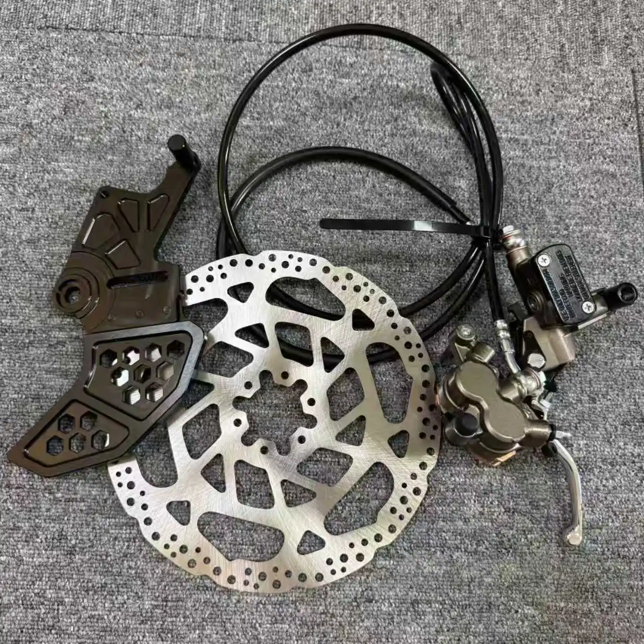 Premium Rear Brake Caliper Kit for  Light Bee Dirt Bike Reference Ultra Bee Structure for Retrofit and Replacement