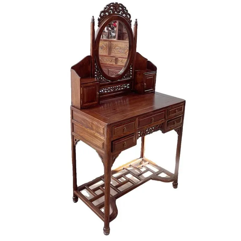New Chinese classical solid wood  table  table, household bedroom furniture with mirror dressing table dressing
