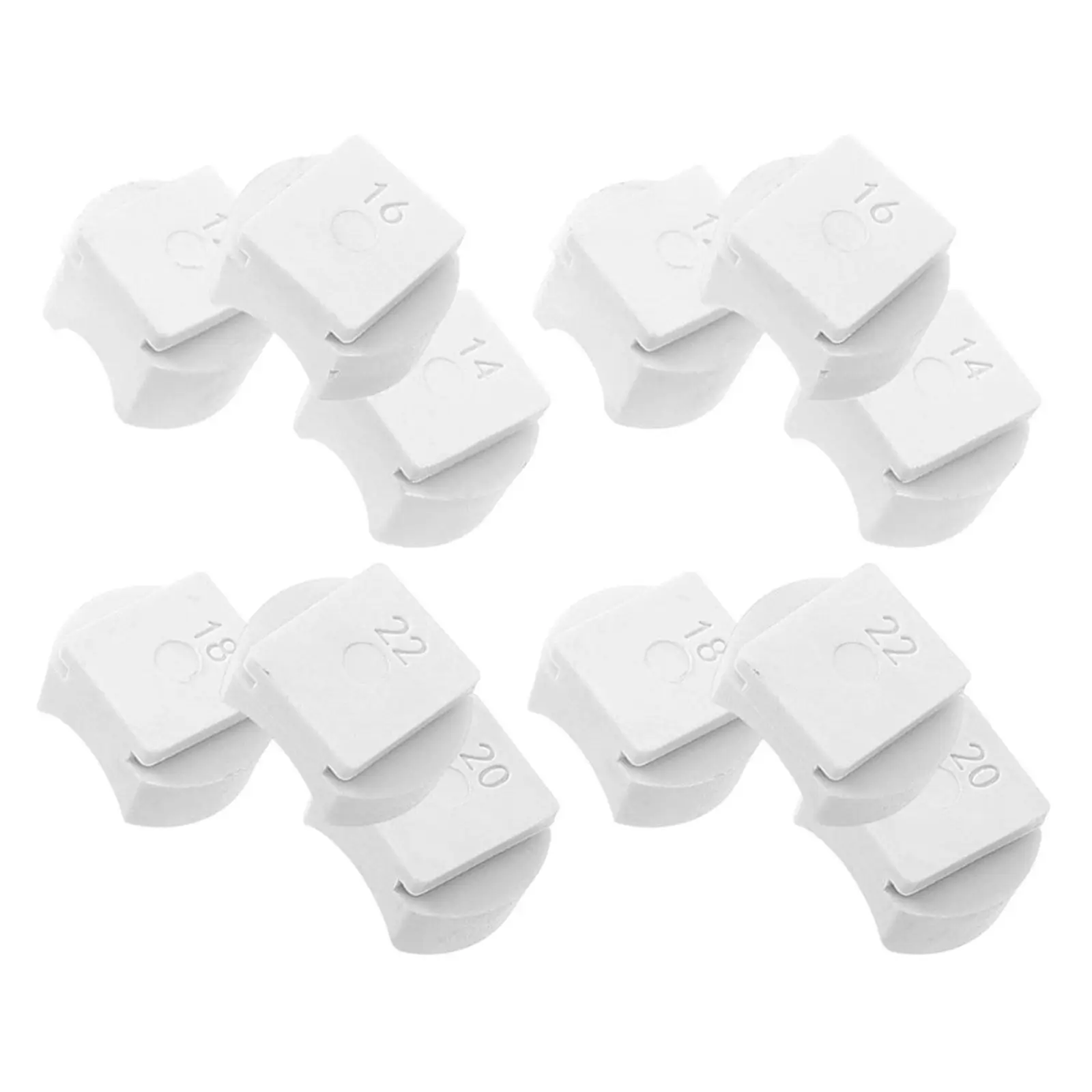 

Набор из 18 матриц для гибки колец, аксессуары для ювелирного пресса, маленький инструмент для гибки колец, детали для изготовления ювелирных изделий своими руками