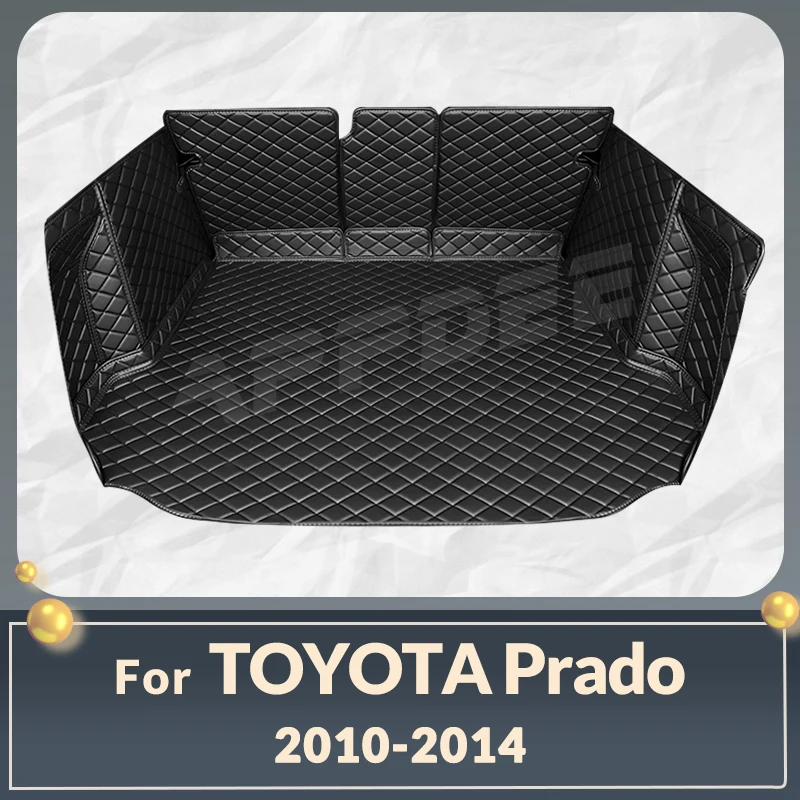 

Автомобильный коврик для багажника с полным покрытием для Toyota Prado 7-Seat 2010-2014 13 12 11, чехол для багажника автомобиля, протектор салона, аксессуары