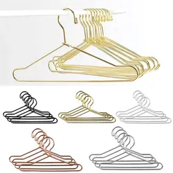 10pcs Metal Cute Mini Hangers Doll Hangers Doll Dress Clothes Hangers for 1/6 Doll Clothes Hangers Dollhouse Doll Accessories
