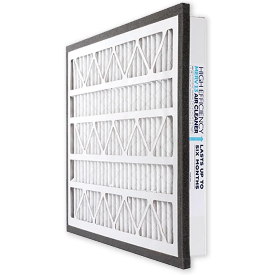 Zephyr 12 x 12 x 3 VGF Merv 13 Media Luftfilter-Ersatzfilter für Rücklaufluftgitter, 3er-Gehäuse, weiß, hocheffizient, langer Las