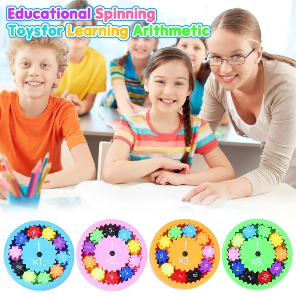 

9/18PCS Educational Math Fidget Spinners Intelligence Development Fidget Toy Learning Math Luminous Math Games Learning Toy