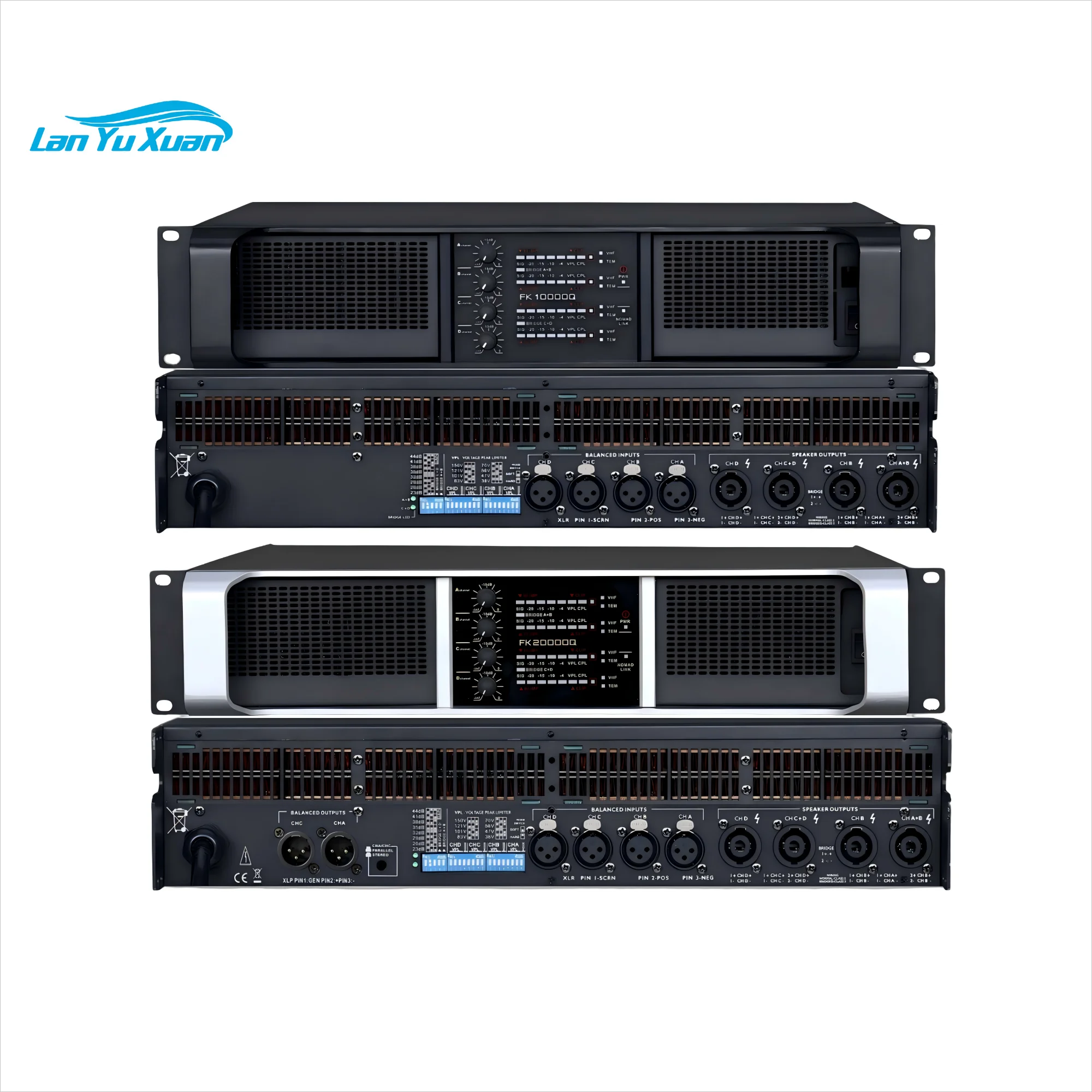 

DM Class TD 4 Channel High Audio Power Amplifier Sound Equipment for Night Club Big Concert Line Array Speakers Power Amplifier