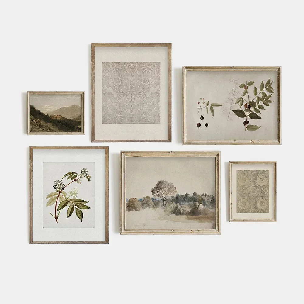 Antique Botanical Wall Art Neutral Country Kitchen Poster And Prints Vintage Oil Still Life Canvas Painting For Living Room Home