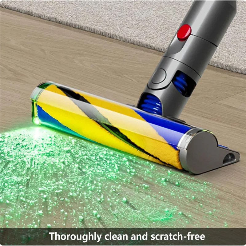 WHYY-다이슨 V8 슬림/Vl0 슬림/V12 감지 슬림/V15 감지 슬림 진공 부착 부품 번호용 소프트 브러시 롤러 971634-01