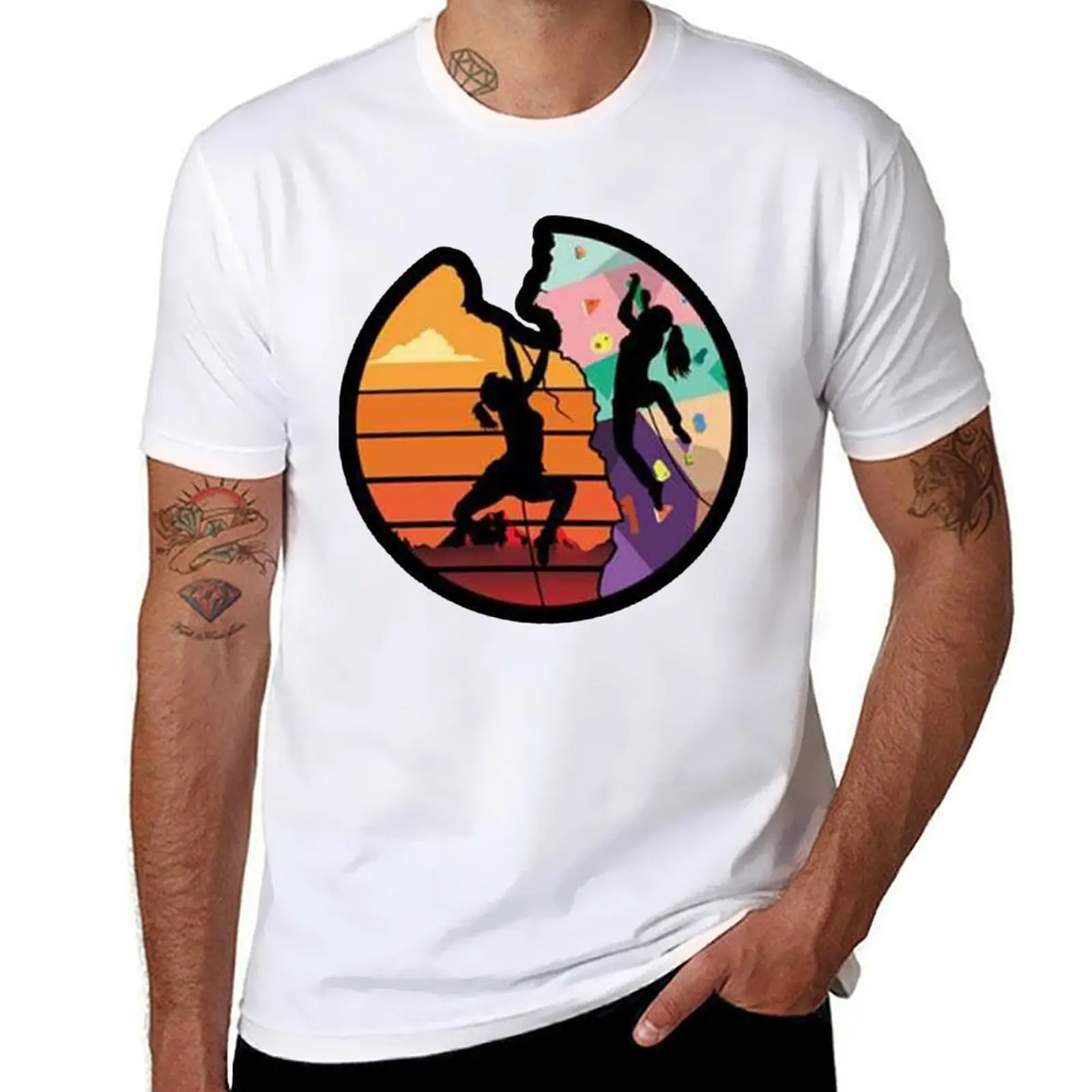 

Climb Like a Girl Rock Climbing Bouldering Colorful Perfect Christ T-Shirt t shirt man cotton t shirt for man T-Shirt