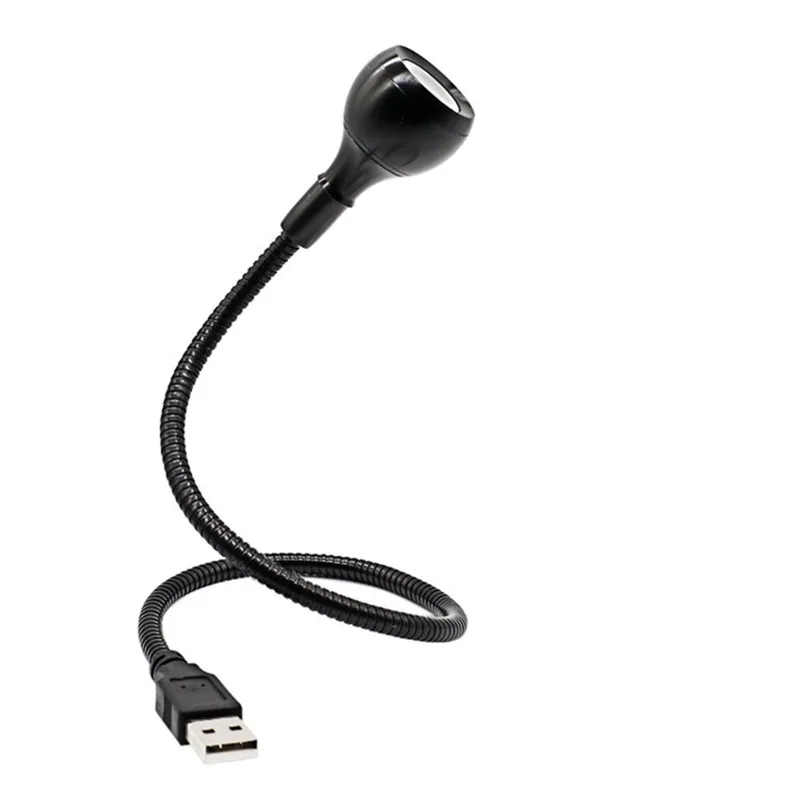 Black White USB Light Flashlight Microscope LED Light Night Lamp Bedroom Bedside Energy-saving Lamp Night Reading