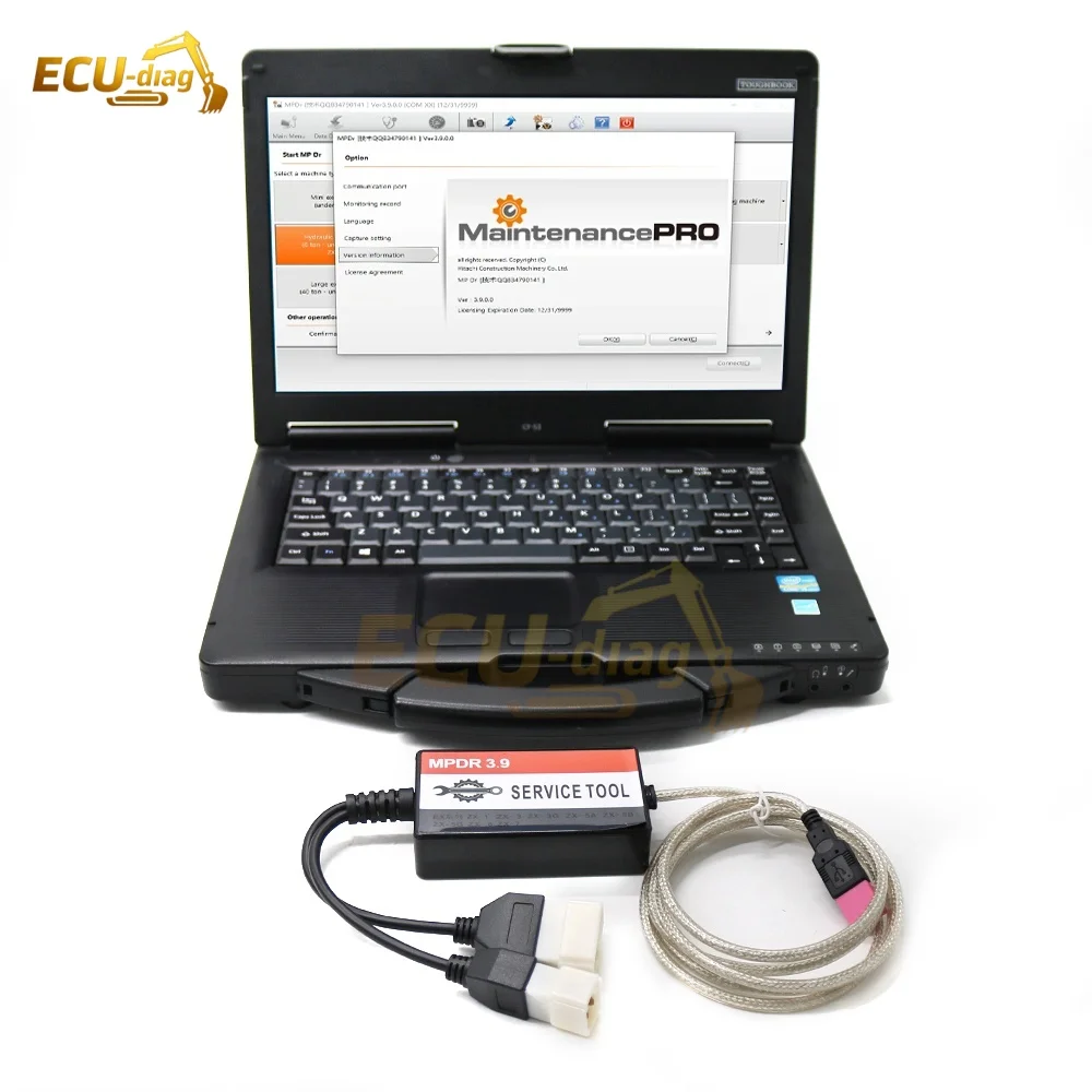 For Hitachi Diagnostic Tool MPDR 3.9 High-Speed Truck Excavator