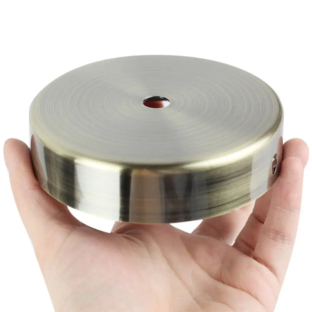 Simple Style Ceiling Canopy For Chandelier Pendant Light Metal Mounting Base Plate Accessory For DIY Lamp Kit