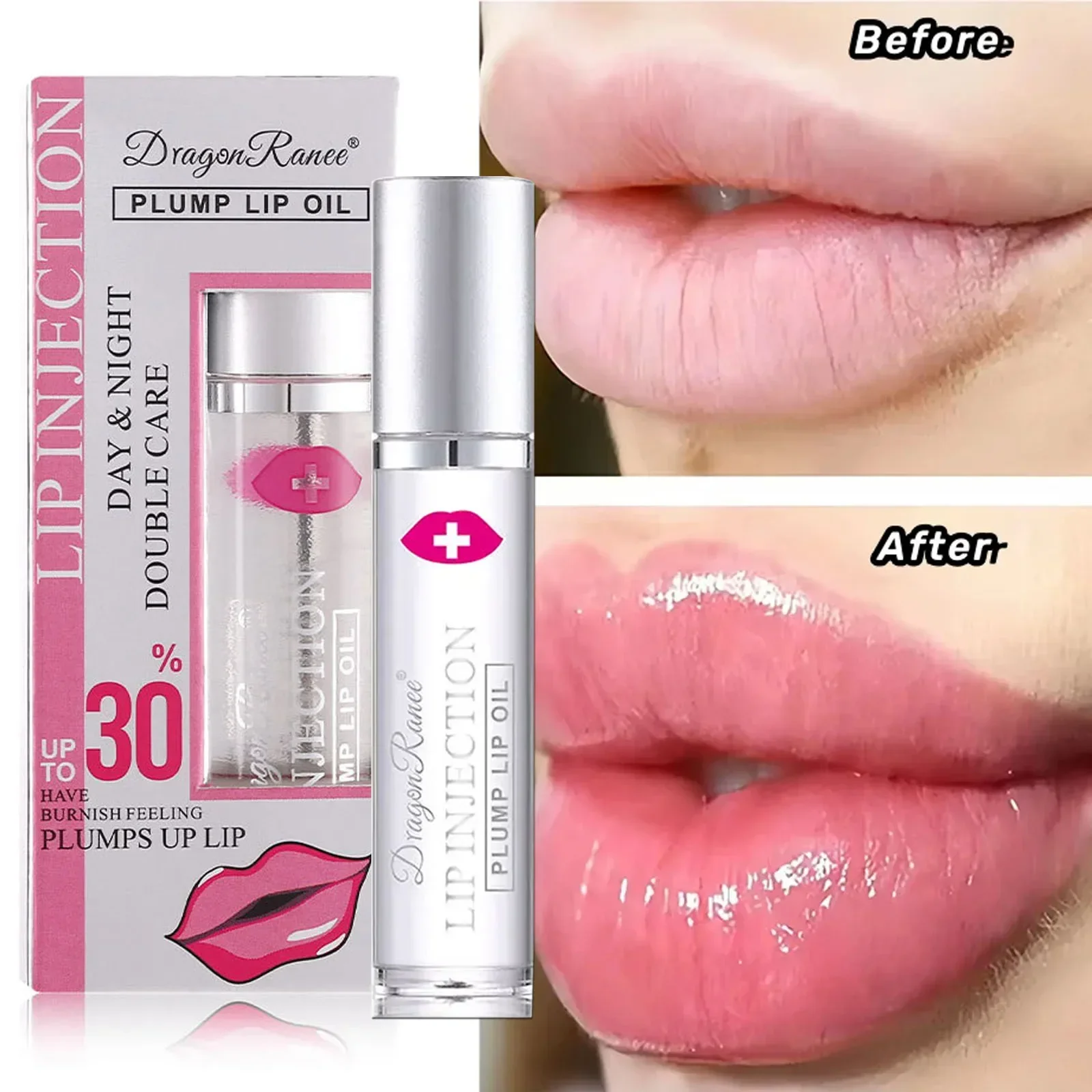 Instant Volume Lip Plumper Oil Dark Lip Removal Serum Balm Plumping Moisturizing Reduce Fine Line Lipstick Lip Gloss Makeup Care