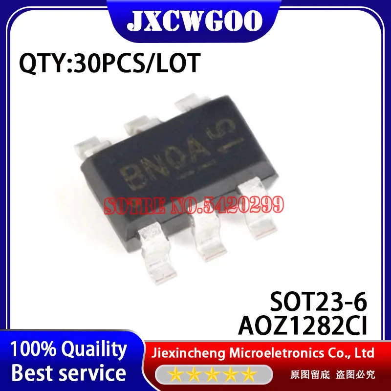 AOZ1282CI marking:BN-- AOZ1282 SOT23-6 New orignal 30PCS