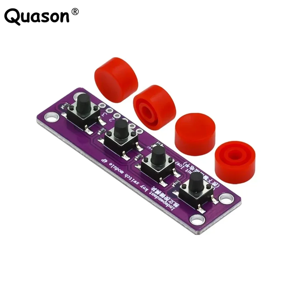 Модуль-Сенсорного-переключателя-с-четырьмя-кнопками-совместим-с-макетной-платой-arduino-sensor-raspberry-pi-51-mcu-suite