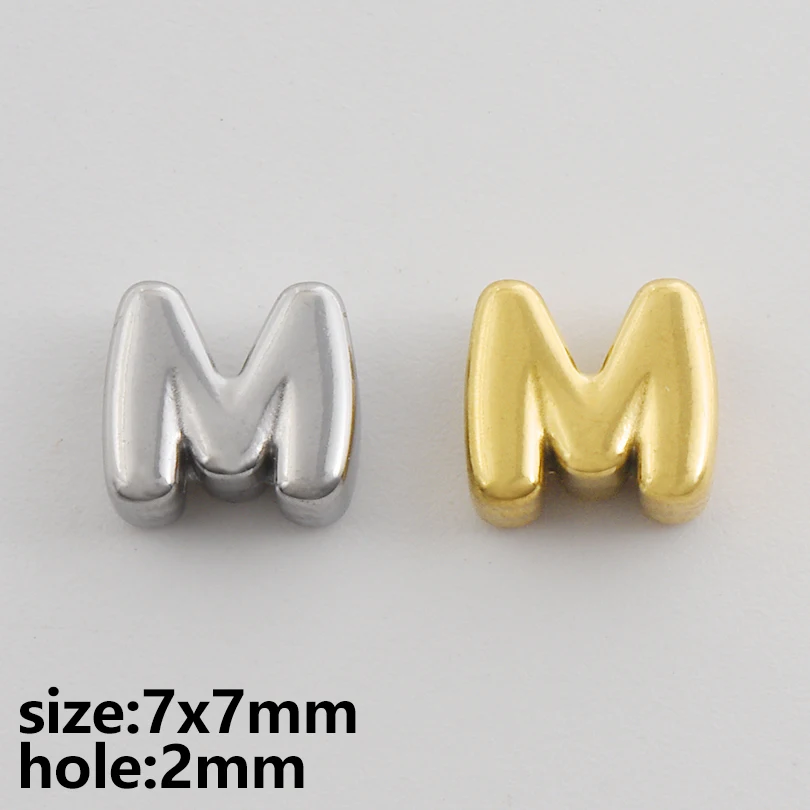 8-26 teile/los Exquisite Kompakte Edelstahl 26 Buchstaben A-Z Charm Anhänger Schmuck Machen Handwerk Diy Halskette Armband Zubehör – Detail 14