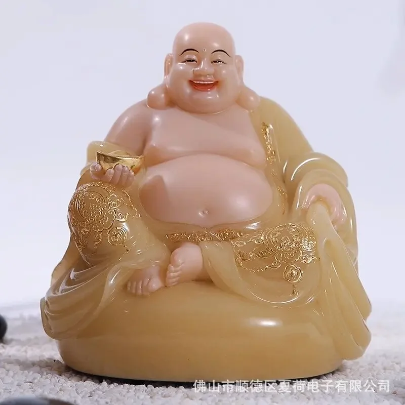 DSA Maitreya Buddha Ornament, Smiling Buddha with a Big Belly Maitreya Buddha Statue, Company Store Gift, Wealth-Attracting
