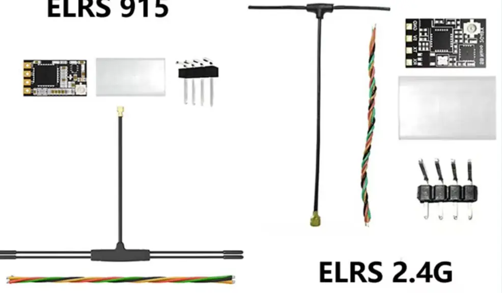 Long-Range DIY 2.4GHz ExpressLRS ELRS Receiver With T-Antenna 100mW For FPV Stunt Drones DIY Receiver