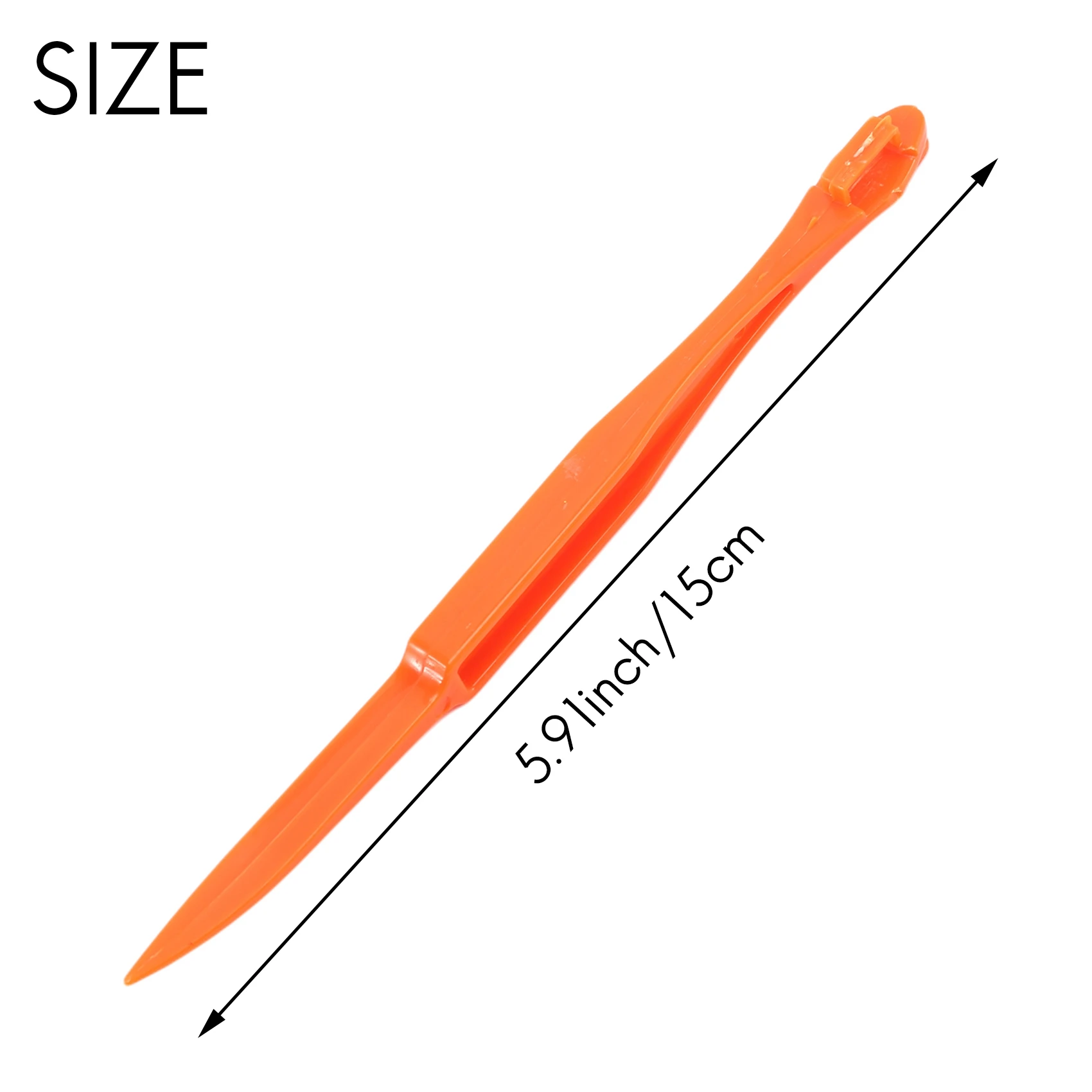 6 peças descascador de frutas cítricas laranja fácil em ferramenta de cozinha cor laranja brilhante HY