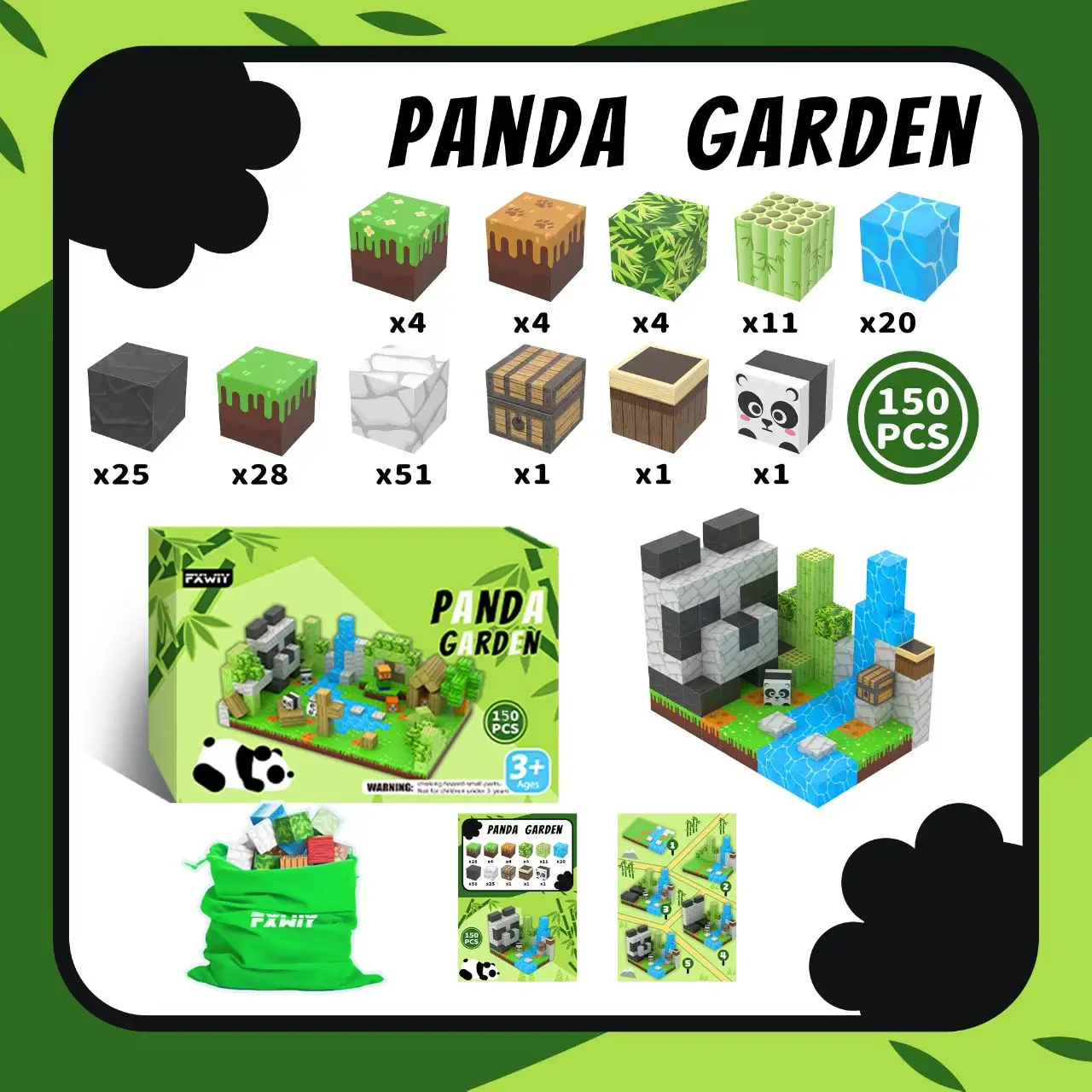 Conjunto de construção de cubo magnético mundial - forte adesão magnética - montagem versátil - cena DIY - brinquedo interativo pai-filho