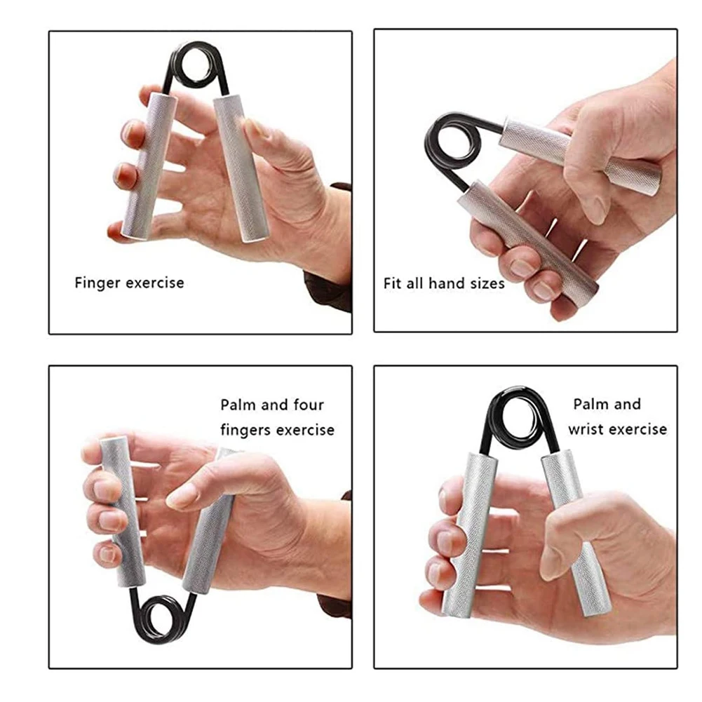 

【Supernew】Набор тренажеров для укрепления хвата (3 шт. - 100 фунтов, 200 фунтов, 300 фунтов) Металлические тренажеры для развития силы хвата, запястий и предплечий