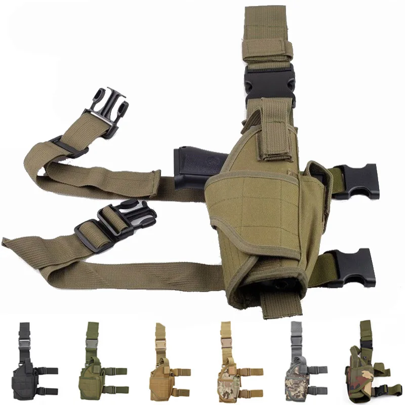 

Military Hunting Tactical Sling Thigh Gun Holster Tornado Handgun Holster Air Gun Universal Glock Handgun Bag